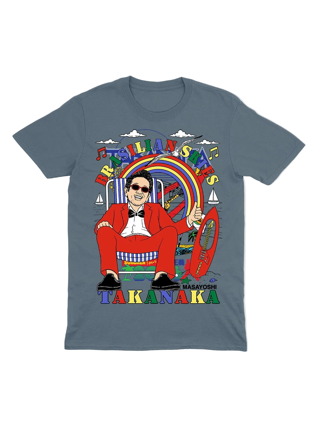 Double Wonderful T-shirt Faded Indigo